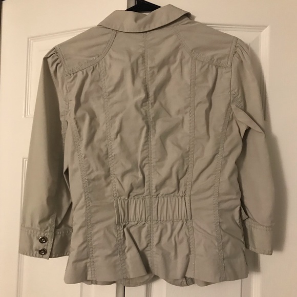 WHBM Grey Military Jacket - Picture 2 of 3
